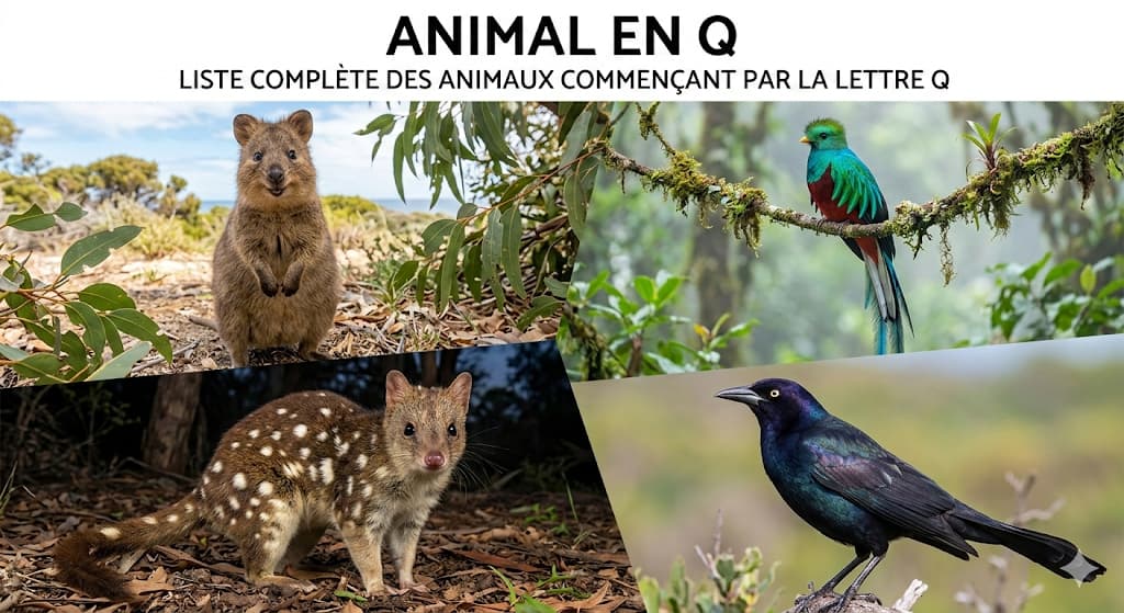 You are currently viewing Animal en Q : liste complète des animaux qui commencent par la lettre Q