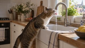 Lire la suite à propos de l’article Pourquoi certains chats préfèrent-ils boire au robinet plutôt que dans leur gamelle ?